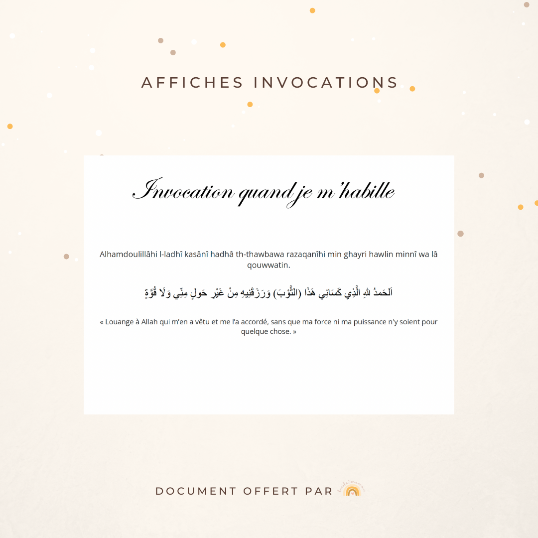 Affiches Invocations